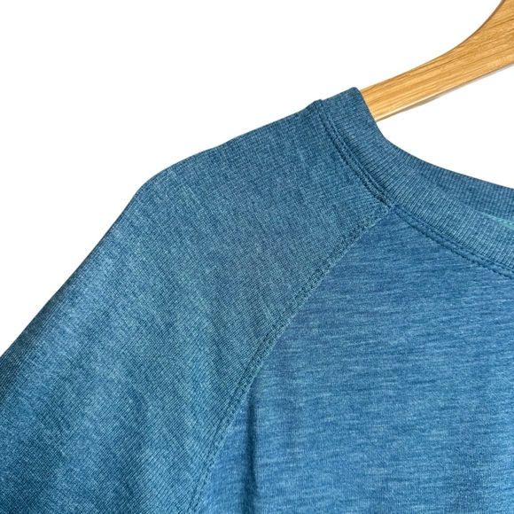 Champion C9 Duo Dry Airo Shirt Women XL Blue Breathable Athletic Woven Workout - Picture 2 of 8